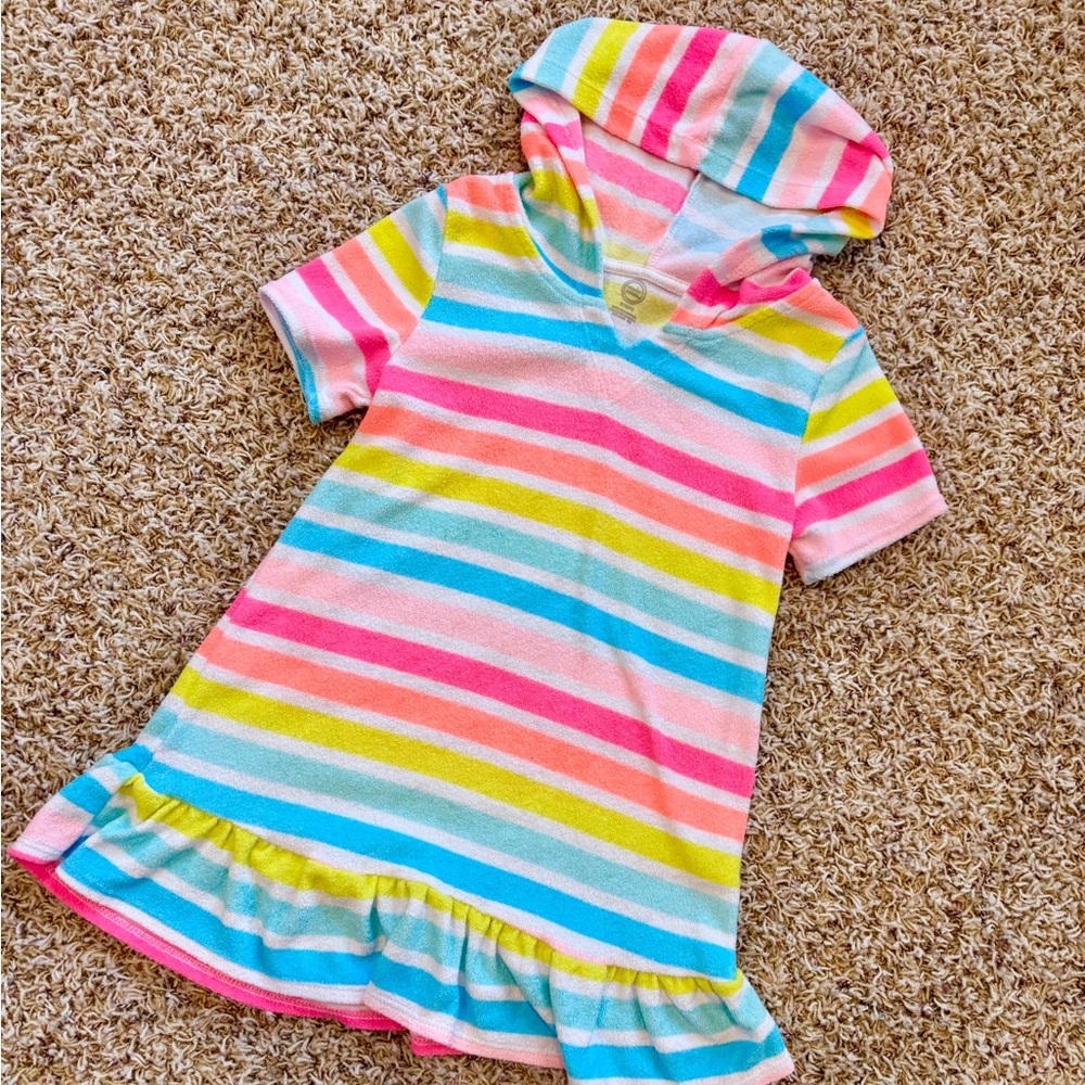 Wonder Nation Striped Swim Coverup